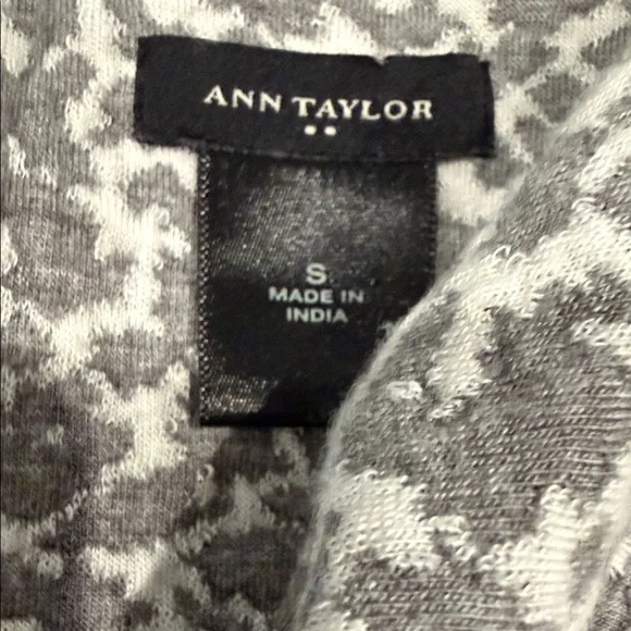 Ann Taylor Cream Patterned Mini Dress - Picture 2 of 3